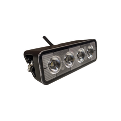 Angle-mount LED worklight with rubber mounting block