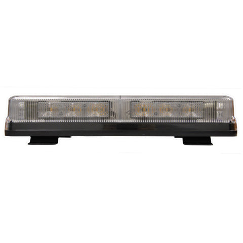 Barre de feux d'avertissement standard à LED Ambre/Bleu 16,5" - Montage sur support