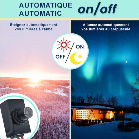 Capteurs photocell 110-240 V avec interrupteur photoélectrique