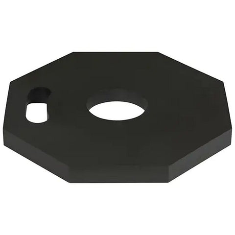 Base en caoutchouc pour poteaux délinéateurs de qualité supérieure, 12 lb