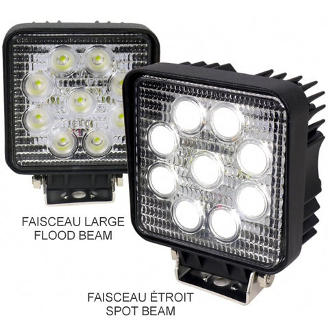 DEL SERIES-W : LAMPE DE TRAVAIL 4"