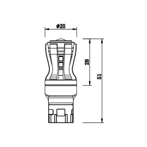 Ampoule Élite DEL 9-24V 550LM