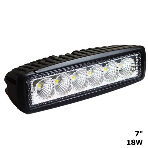 Barre DEL 7" 18W Nitor | Éclairage large | 200 pieds