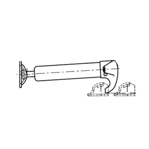 Attache rapide pour capot en acier  3-3/4"