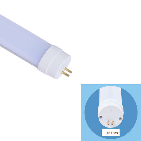 Tube T5 à DEL Givré 4FT 22W 28W 100-347V DLC