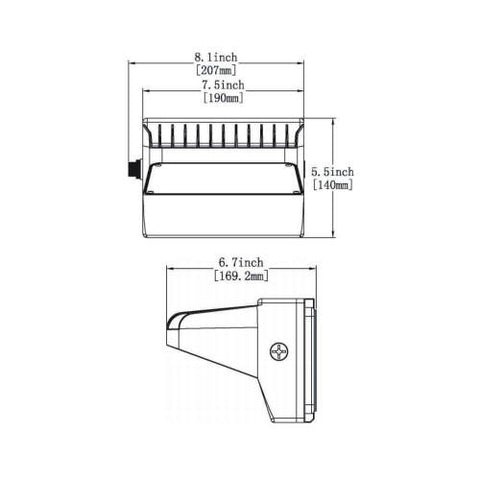 LUMINAIRE MURAL DEL 40W