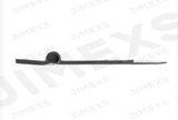 Penture à lame - talon 2 trous - Acier inoxydable