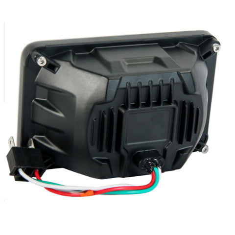 Phare de route 4 x 6 Lentille chauffante