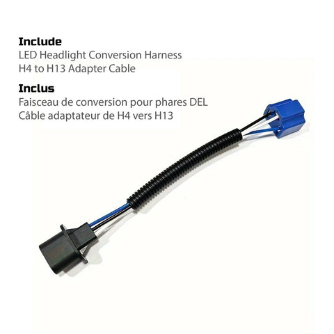 Phare 4 x 6 avec Feux de Jour (DRL)