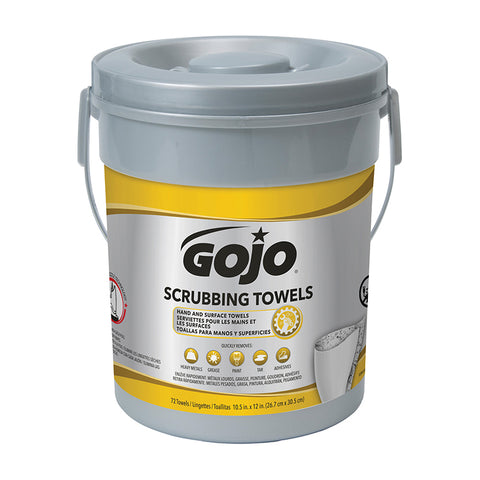 Serviettes nettoyantes, 72 lingettes, 12" x 10-1/2" -GOJO
