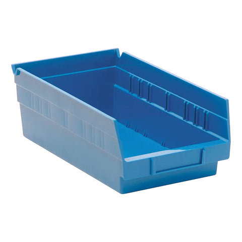 Bacs pour tablette, 6-5/8" la x 4" H x 11-5/8" p, Bleu, Capacité 30 lb