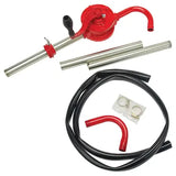 Pompe rotative pour baril, Fonte/Acier, Pour capacité 30-55 gal., 8 oz/course - KLETON