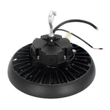 Luminaire industriel UFO Highbay Dome V2 200-150-100 W 120-347 V 50 K Noir givré 120 °C 0-10 V