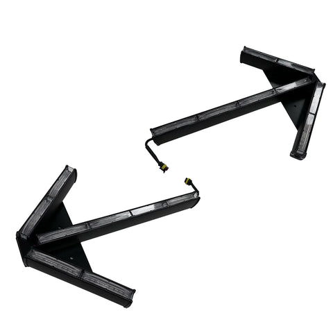 Bâtons lumineux de signalisation à DEL ambre de 42 pouces