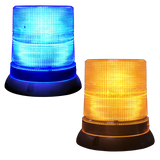 Balise LED synchronisable ambre - bleu de 6,75 pouces (série E-72)