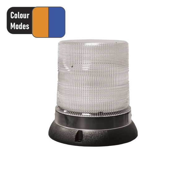 Balise LED synchronisable ambre - bleu de 6,75 pouces (série E-72)