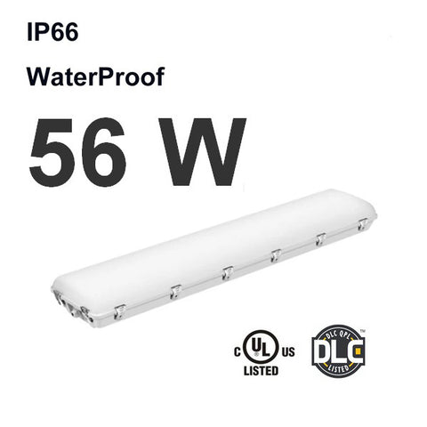 Luminaire étanche DEL 4' 56W 5000K IP66 Dimmable