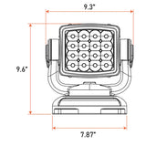 Projecteur LED de recherche - Télécommandé