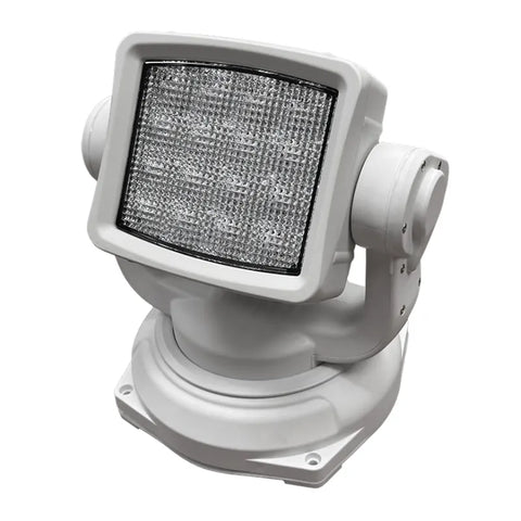 Projecteur de recherche LED blanc, télécommandé, avec rotation 360° et support magnétique