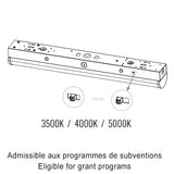 Fixture Linéaire – 40W 100-347V 3CCT