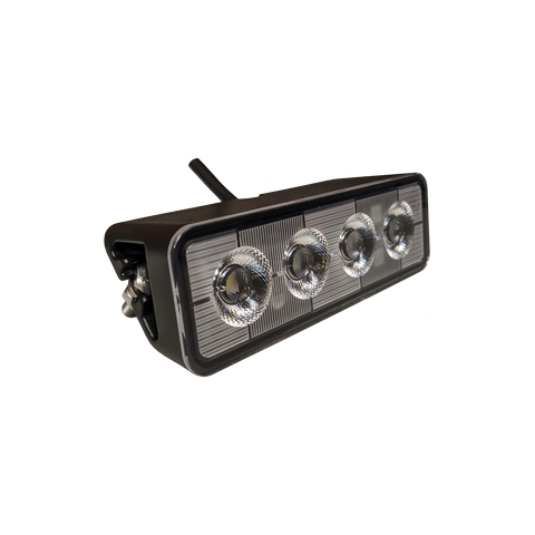 Lampe de travail LED à montage en angle avec un bloc de montage en caoutchouc