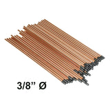 Électrodes de gougeage air-arc au carbone, 1/4" 3/8" 1/2" dia - WELD-MATE