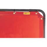 Écran et cadre pour soudage, Orange, 6' x 6' - WELD-MATE