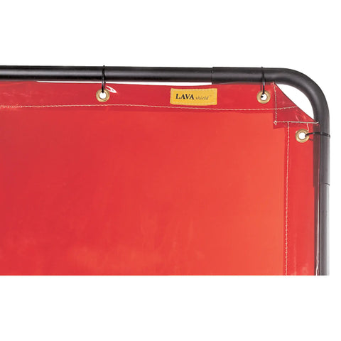 Écran et cadre pour soudage, Orange, 6' x 6' - Weld-Mate 