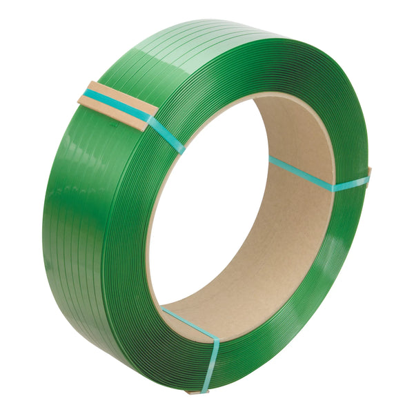 Feuillard, Polyester, 1/2" la x 6315' lo, Vert, Calibre Manuel - KLETON