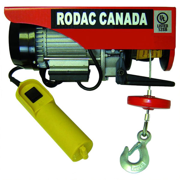 Treuil électrique 110V 2000 LBS - Marque Rodac