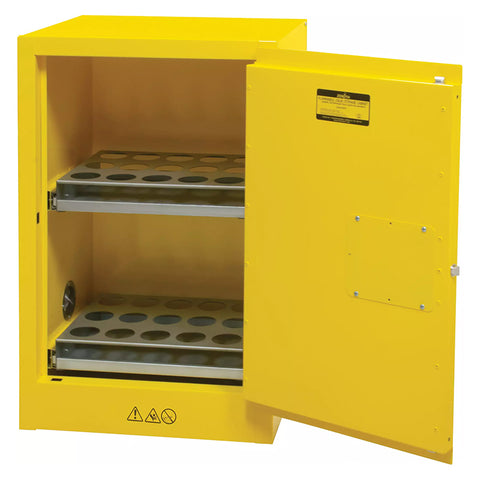 Armoire de rangement pour aérosols inflammables, 12 gal., 1 Porte(s), 23" La x 35" h x 18" p