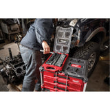 Clé à cliquet et jeu de douilles avec organisateur compact à profil bas Packout(MC), 32 Mcx, Prise de 3/8", Profond