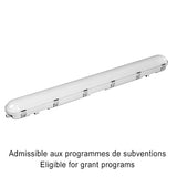 Luminaire étanche DEL 4' 48-42-36W 120-347V 30-40-50K Dimmable