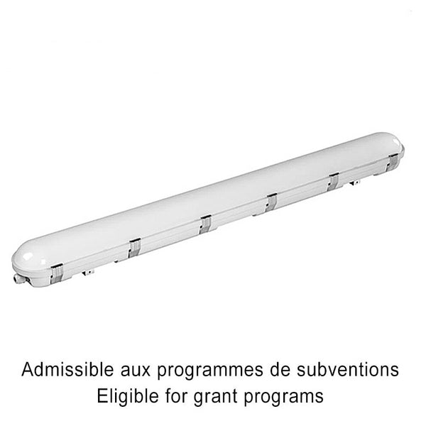 Luminaire étanche DEL 4' 48-42-36W 120-347V 30-40-50K Dimmable