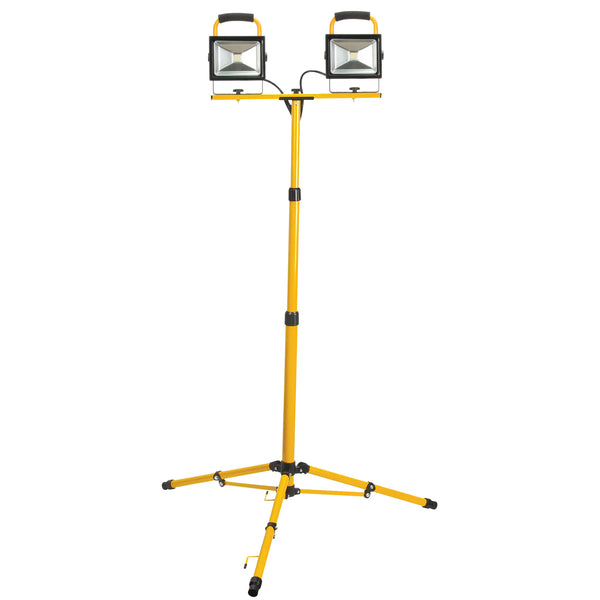 Projecteur double, DEL, 40 W, 4800 lumens, Boîtier en Aluminium - Outil Aurora
