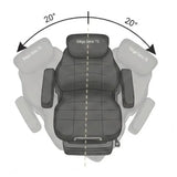 Siège opérateur ergonomique - Série TS - Suspension pneumatique - Rotation 20° droite/gauche - TS3510