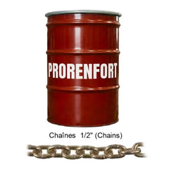 Chaine de transport en baril - GR70 1/2"