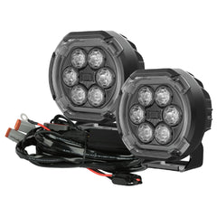 Kit de double lampe ovale à DEL de 6 pouces (10 800 lumens)