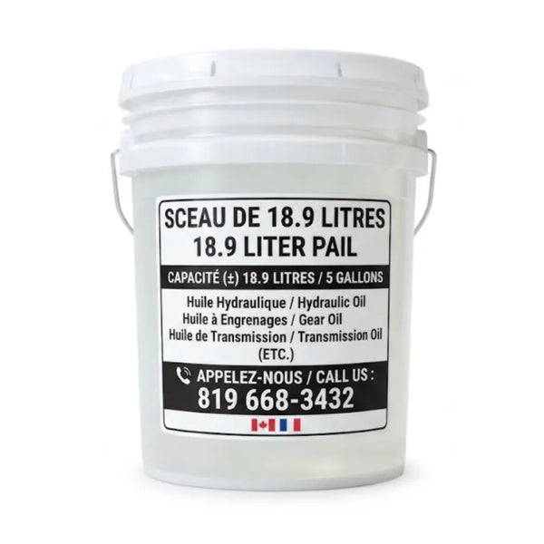 Contenant de 18.9 litres d'huile
