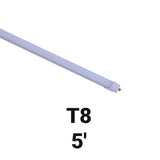 Tube T8 5' à DEL AL+PC 120-347V DLC