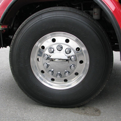 Enjoliveurs d'essieux avant et cache-écrous en plastique ABS chromé pour camion