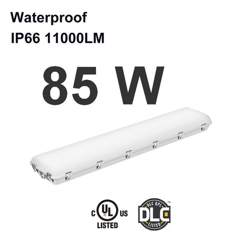 Luminaire étanche DEL 4' 85W 5000K IP66 Dimmable